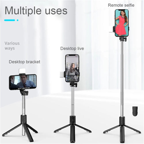 Bluetooth Selfie Stick With Tripod