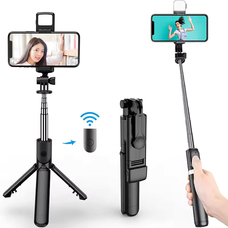 Bluetooth Selfie Stick With Tripod