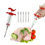 BBQ Meat Syringe Marinade Injector with Stainless Steel