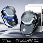 Mini Shave Portable Shaver Wet and Dry Men Is USB Rechargeable Shaver