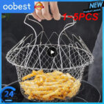 Chef Basket Kitchen Fry Basket Stainless Steel Frying Basket