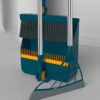 Attachable Broom with dustpan cleaning product