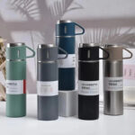 Stainless Steel 500ML Vacuum Thermos Double Cup Gift Set Office Business Style Thermos Thermos Outdoor Hot Water Insulation