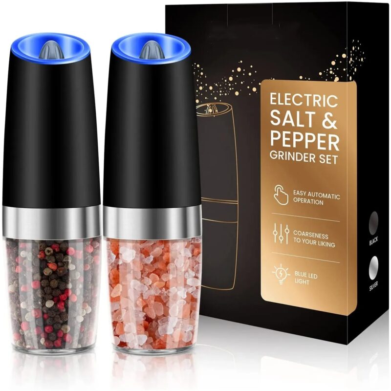 Two Electric Pepper Grinders with box